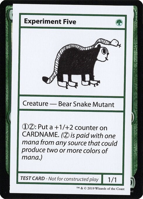 Image for Experiment Five (No PW Symbol) [Mystery Booster: Convention Edition Exclusives]