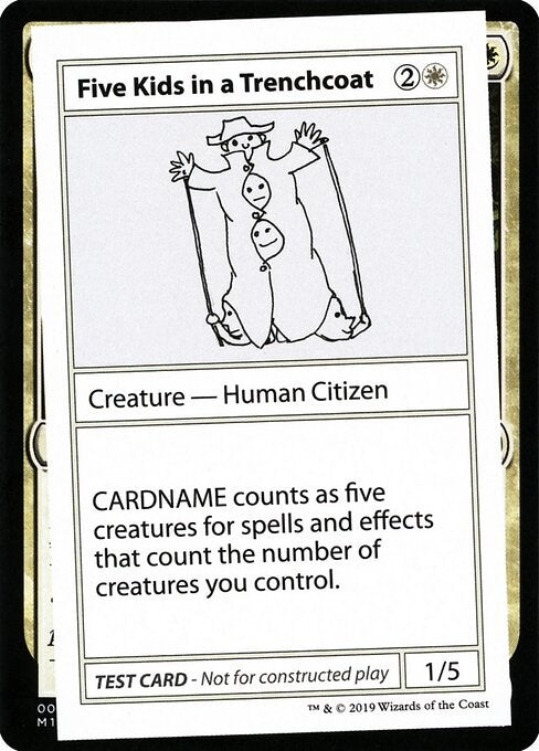 Image for Five Kids in a Trenchcoat (No PW Symbol) [Mystery Booster: Convention Edition Exclusives]