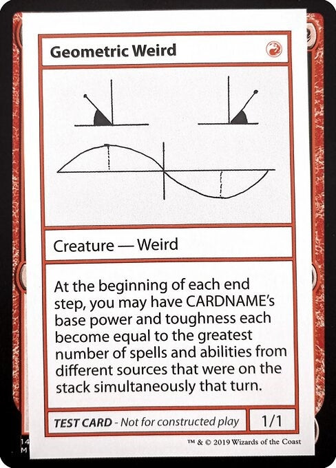 Image for Geometric Weird (No PW Symbol) [Mystery Booster: Convention Edition Exclusives]