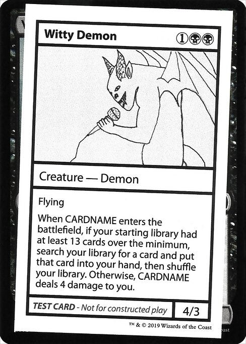 Image for Witty Demon (No PW Symbol) [Mystery Booster: Convention Edition Exclusives]
