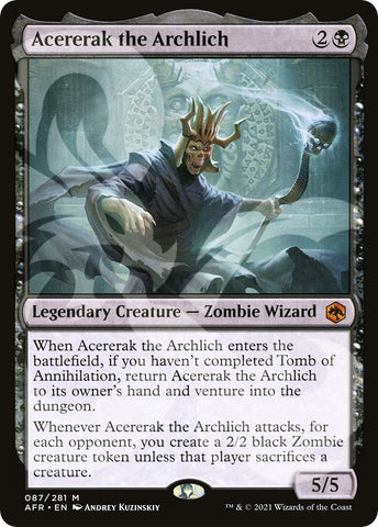 Image for Acererak the Archlich (87) (AFR&)