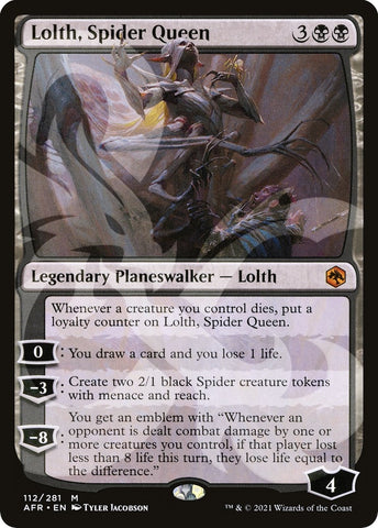 Image for Lolth, Spider Queen (112) (AFR&)