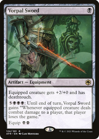Image for Vorpal Sword (124) - Magic: The Gathering