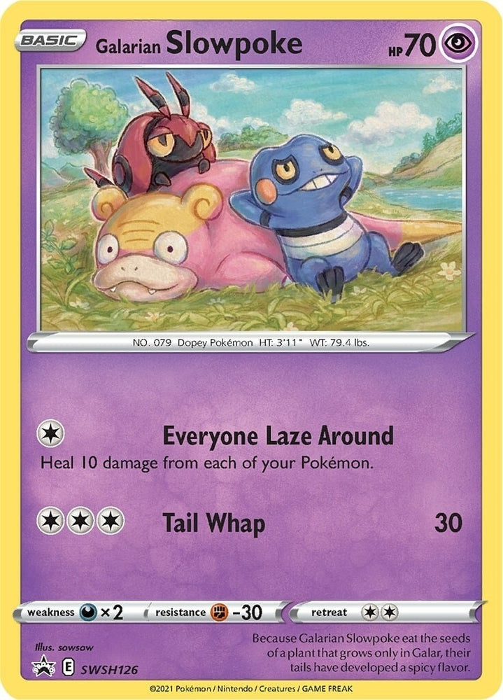 Image for Galarian Slowpoke - SWSH126 (SWSH126) [SWSH: Sword & Shield Promo Cards]