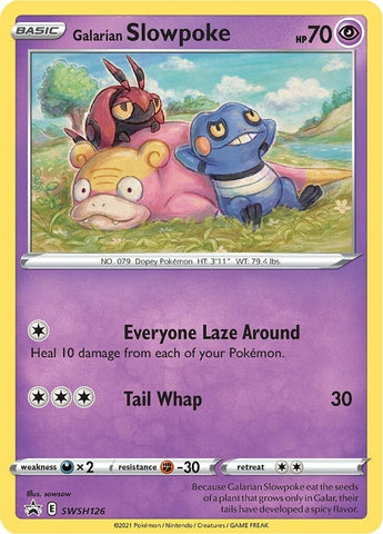 Image for Galarian Slowpoke - SWSH126 (SWSH126) [SWSH: Sword & Shield Promo Cards]