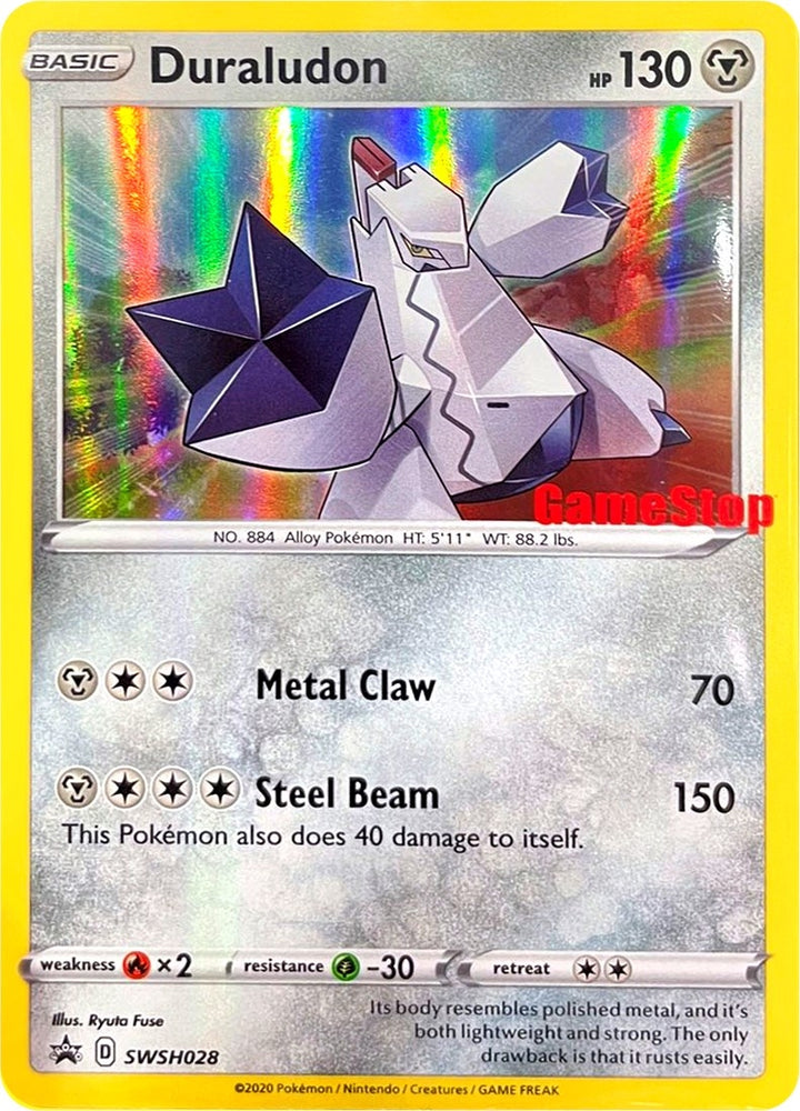 Duraludon - SWSH028 (Gamestop Exclusive) (SWSH028) (Miscellaneous Cards & Products)
