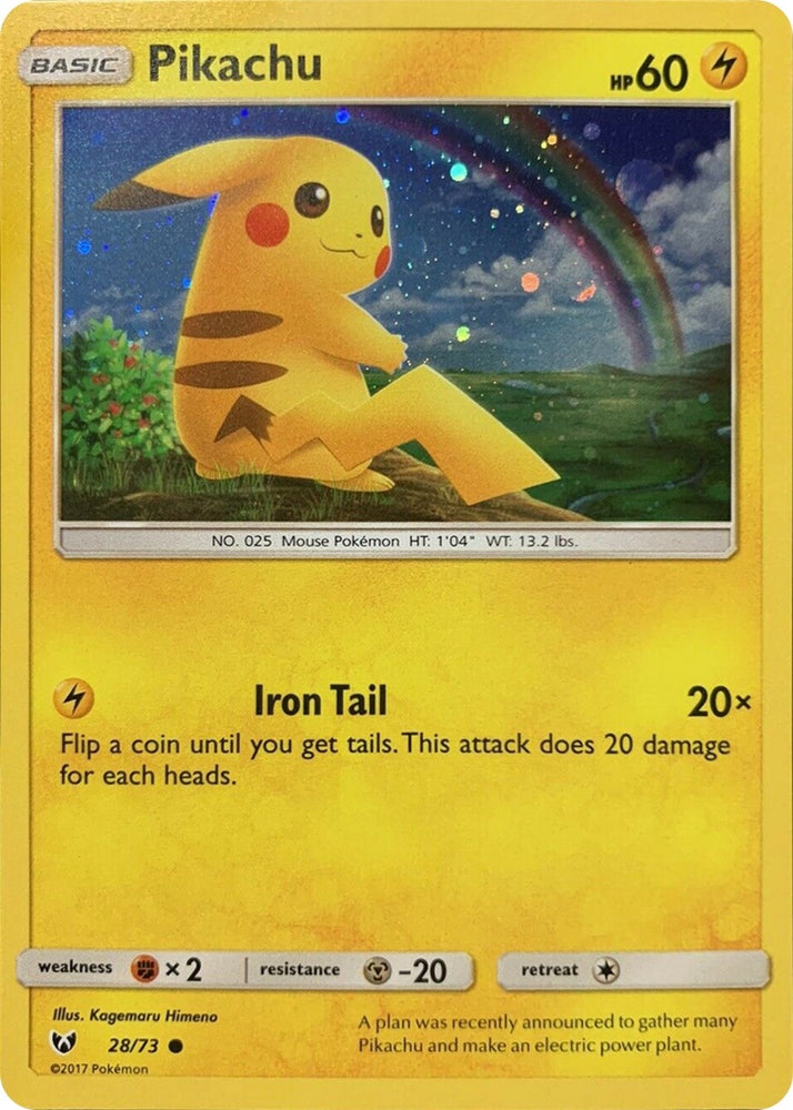 Pikachu - 28/73 (Cosmos Holo) (028/073) (Miscellaneous Cards & Products)