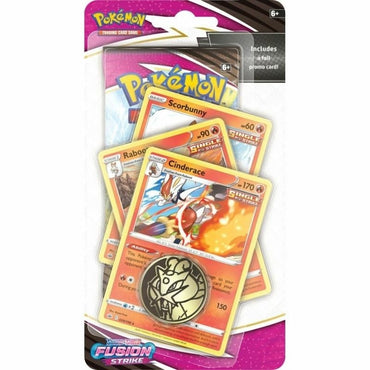 Image for Fusion Strike Premium Checklane Blister [Cinderace] [SWSH08: Fusion Strike]
