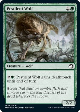 Image for Pestilent Wolf (192) [Innistrad: Midnight Hunt]