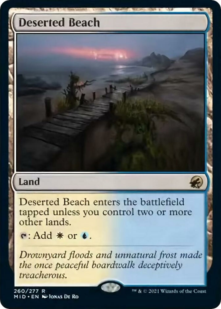 Image for Deserted Beach (260) [Innistrad: Midnight Hunt]