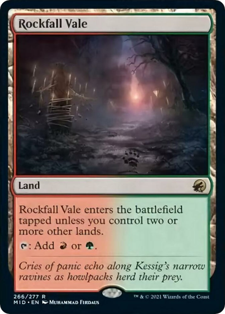 Image for Rockfall Vale (266) [Innistrad: Midnight Hunt]