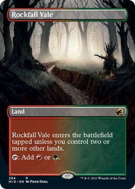 Image for Rockfall Vale (Borderless) (284) [Innistrad: Midnight Hunt]