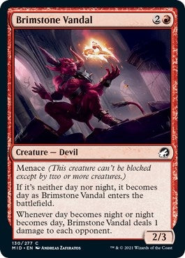 Image for Brimstone Vandal (130) [Innistrad: Midnight Hunt]