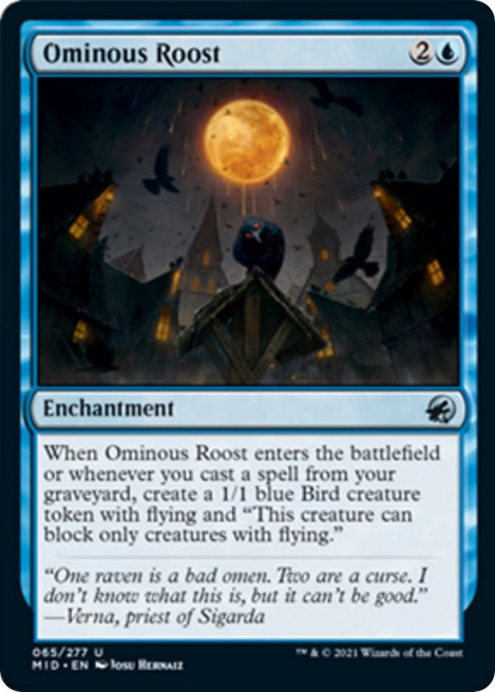 Image for Ominous Roost (65) [Innistrad: Midnight Hunt]