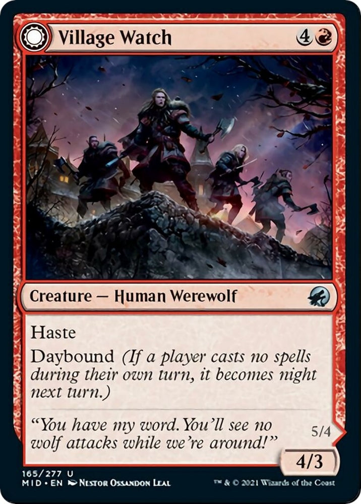 Image for Village Watch (165) [Innistrad: Midnight Hunt]