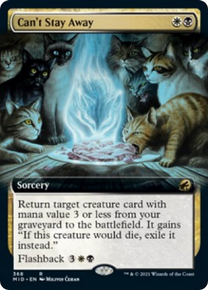 Image for Can't Stay Away (Extended Art) (368) [Innistrad: Midnight Hunt]