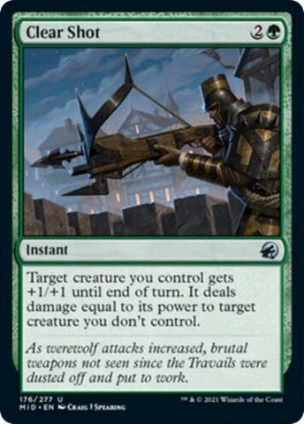 Image for Clear Shot (176) [Innistrad: Midnight Hunt]