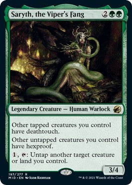 Image for Saryth, the Viper's Fang (197) [Innistrad: Midnight Hunt]