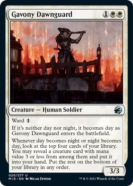 Image for Gavony Dawnguard (20) [Innistrad: Midnight Hunt]