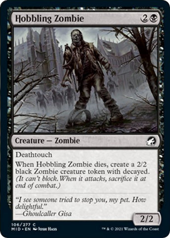 Image for Hobbling Zombie (106) [Innistrad: Midnight Hunt]