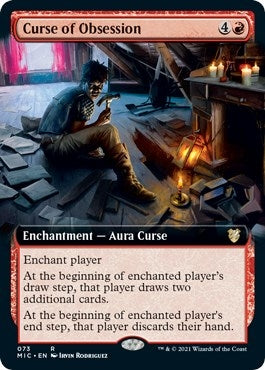 Image for Curse of Obsession (Extended Art) (73) [Commander: Innistrad: Midnight Hunt]