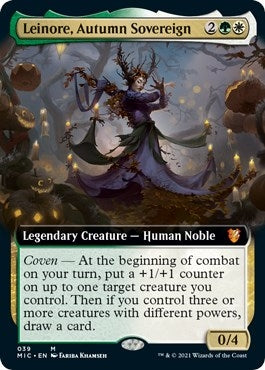 Image for Leinore, Autumn Sovereign (Extended Art) (39) [Commander: Innistrad: Midnight Hunt]