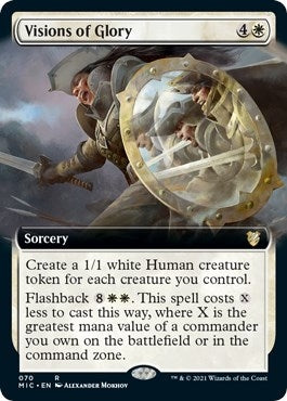 Image for Visions of Glory (Extended Art) (70) [Commander: Innistrad: Midnight Hunt]