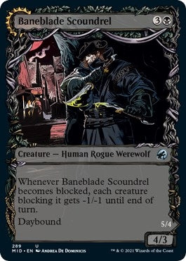 Image for Baneblade Scoundrel (Showcase) (289) [Innistrad: Midnight Hunt]