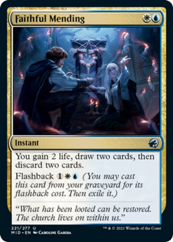 Image for Faithful Mending (221) [Innistrad: Midnight Hunt]