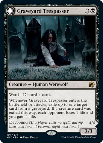Image for Graveyard Trespasser (104) [Innistrad: Midnight Hunt]