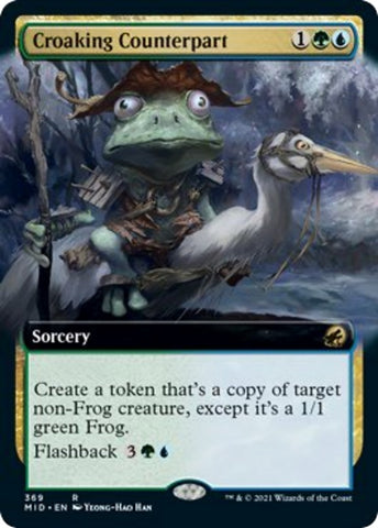Image for Croaking Counterpart (Extended Art) (369) [Innistrad: Midnight Hunt]