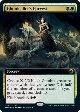 Image for Ghoulcaller's Harvest (Extended Art) (372) [Innistrad: Midnight Hunt]