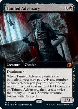Image for Tainted Adversary (Extended Art) (350) [Innistrad: Midnight Hunt]