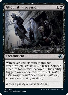 Image for Ghoulish Procession (102) [Innistrad: Midnight Hunt]
