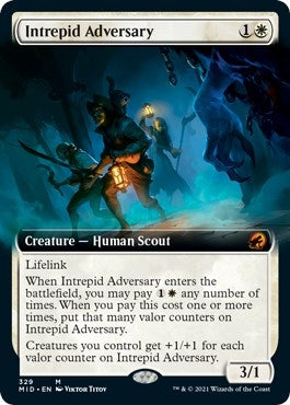 Image for Intrepid Adversary (Extended Art) (329) [Innistrad: Midnight Hunt]