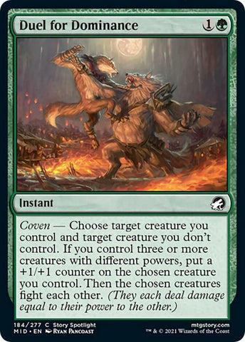 Image for Duel for Dominance (184) [Innistrad: Midnight Hunt]