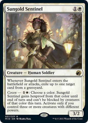 Image for Sungold Sentinel (37) [Innistrad: Midnight Hunt]