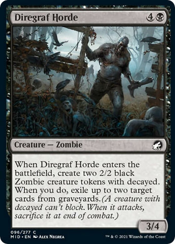 Image for Diregraf Horde (96) [Innistrad: Midnight Hunt]