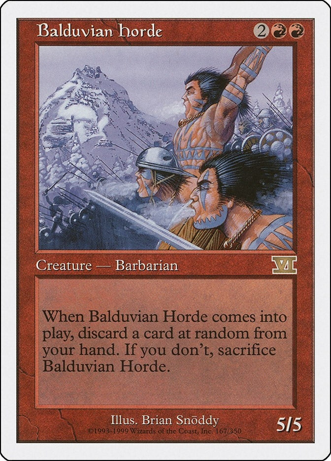Image for Balduvian Horde (167) [Classic Sixth Edition]
