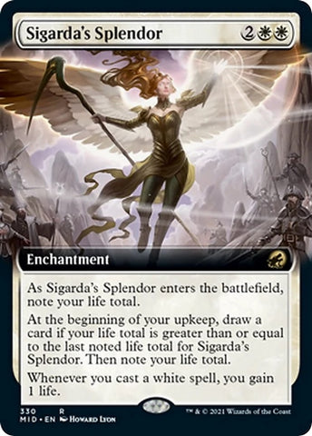 Image for Sigarda's Splendor (Extended Art) (330) [Innistrad: Midnight Hunt]
