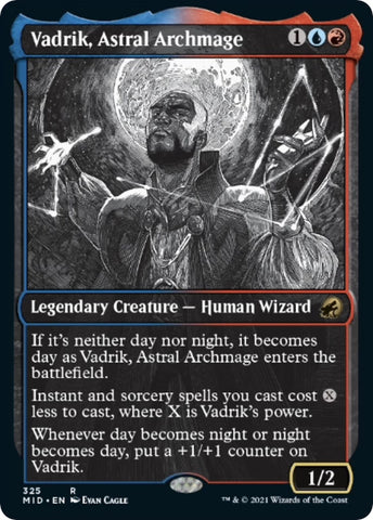 Image for Vadrik, Astral Archmage (Showcase) (325) [Innistrad: Midnight Hunt]