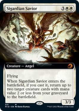 Image for Sigardian Savior (Extended Art) (331) [Innistrad: Midnight Hunt]