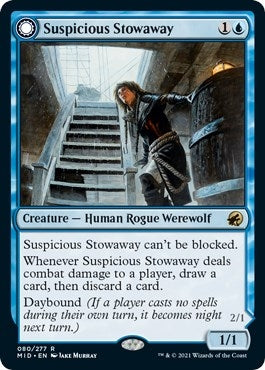 Image for Suspicious Stowaway (80) [Innistrad: Midnight Hunt]