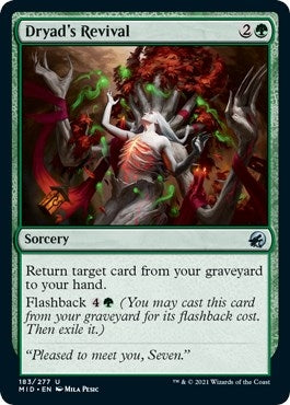 Image for Dryad's Revival (183) [Innistrad: Midnight Hunt]