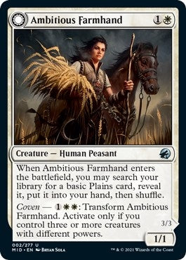 Image for Ambitious Farmhand (2) [Innistrad: Midnight Hunt]