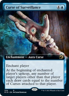 Image for Curse of Surveillance (Extended Art) (334) [Innistrad: Midnight Hunt]