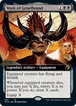 Image for Mask of Griselbrand (Extended Art) (347) [Innistrad: Midnight Hunt]