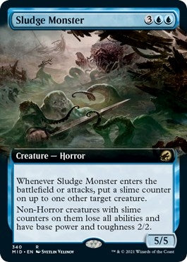 Image for Sludge Monster (Extended Art) (340) [Innistrad: Midnight Hunt]