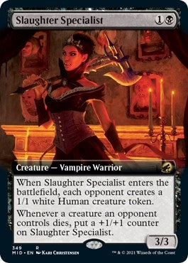 Image for Slaughter Specialist (Extended Art) (349) [Innistrad: Midnight Hunt]