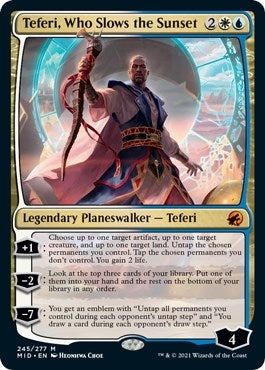 Image for Teferi, Who Slows the Sunset (245) [Innistrad: Midnight Hunt]